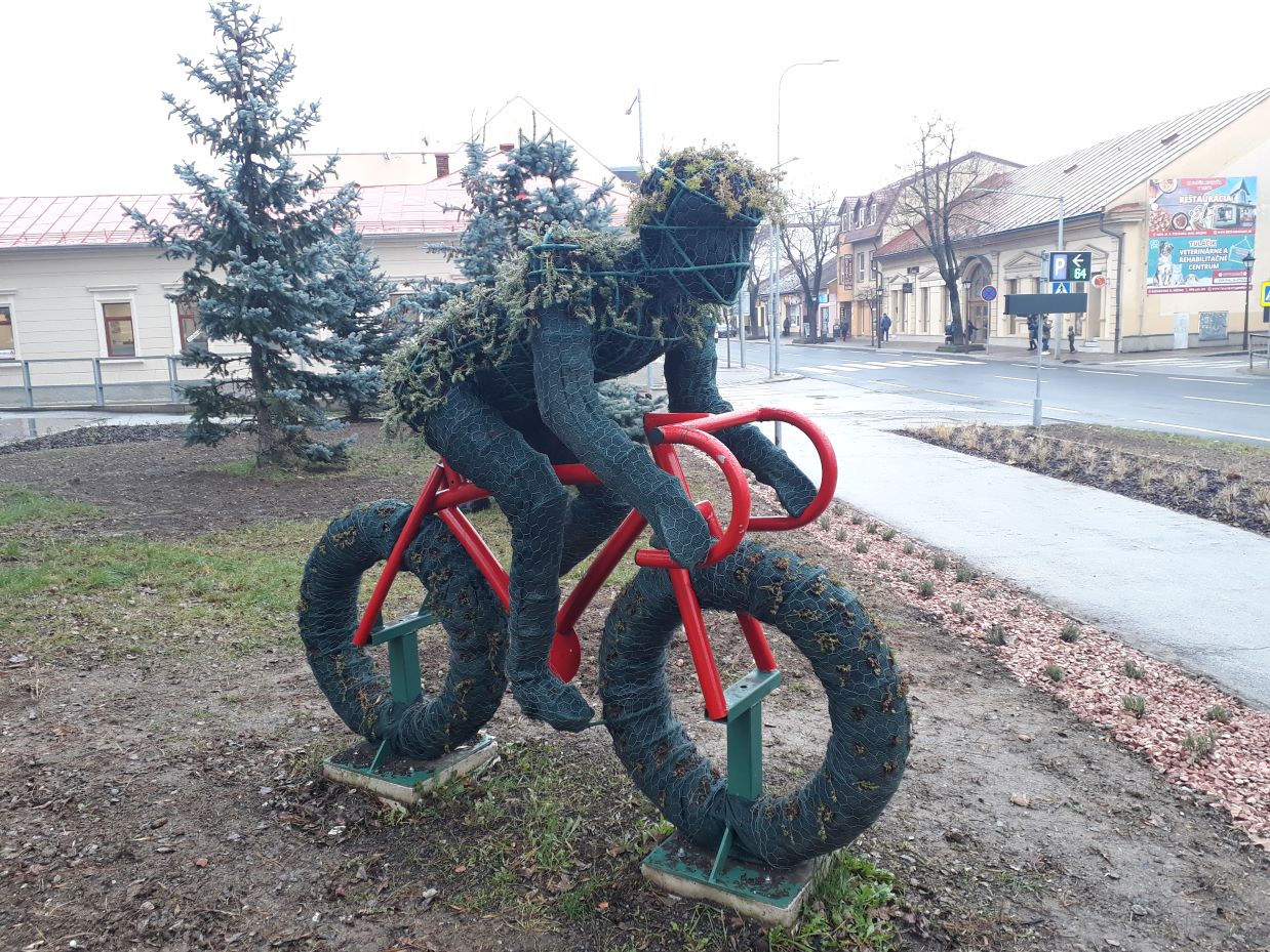 A blooming cyclist and 14 city meadows. Brezno reacts to climate change